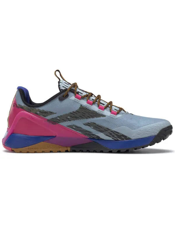 Кроссовки nano x1 adventure 'gable grey pursuit pink' Reebok — изображение 2 из 4, серый
