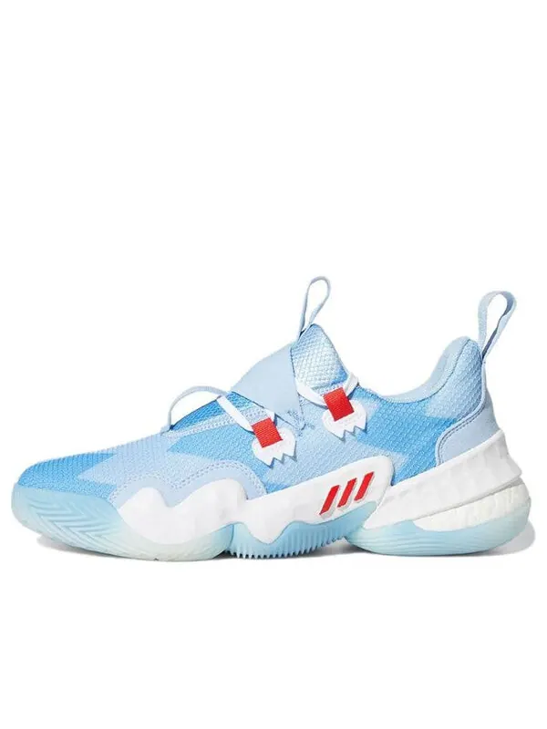 Кроссовки trae young 1 Adidas — изображение 1 из 4, синий/белый-красный
