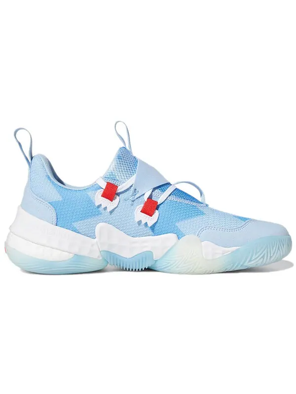 Кроссовки trae young 1 Adidas — изображение 2 из 4, синий/белый-красный