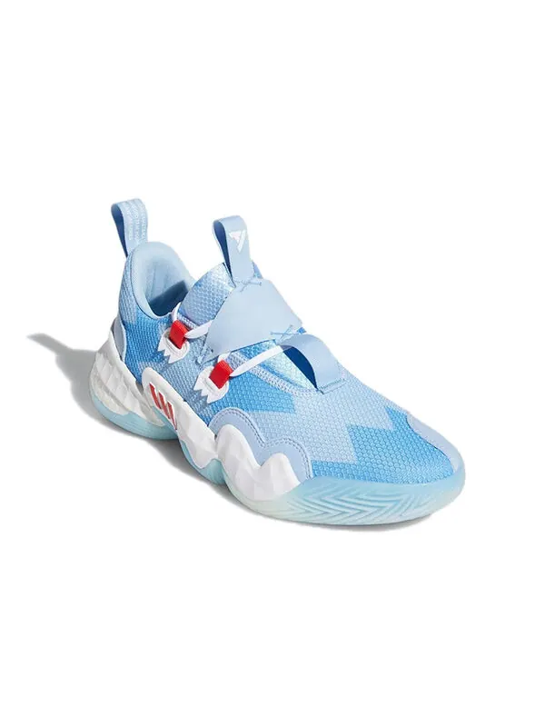 Кроссовки trae young 1 Adidas — изображение 3 из 4, синий/белый-красный