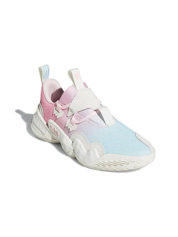 Кроссовки trae young 1 Adidas — изображение 3 из 4, синий/розовый