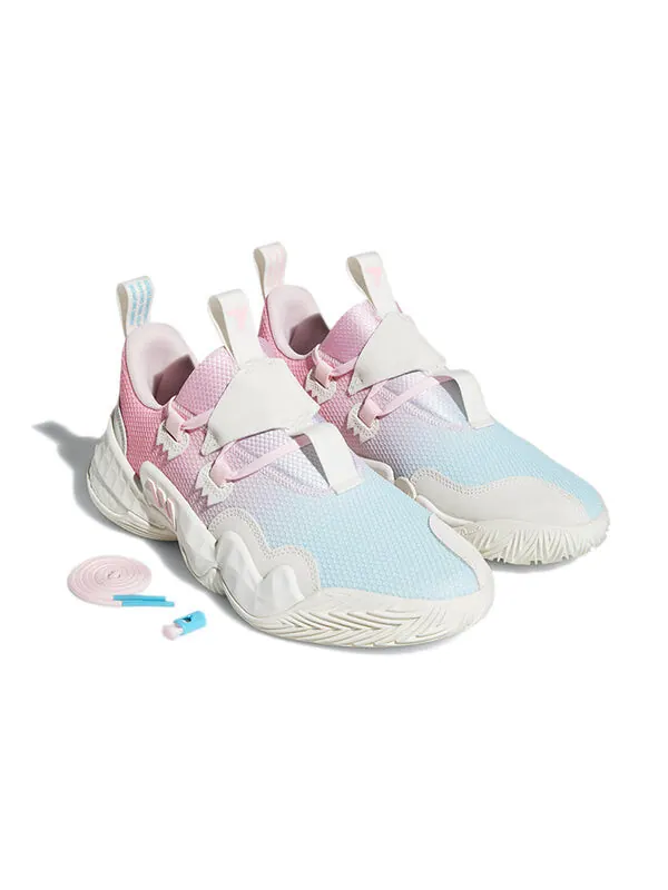 Кроссовки trae young 1 Adidas — изображение 4 из 4, синий/розовый