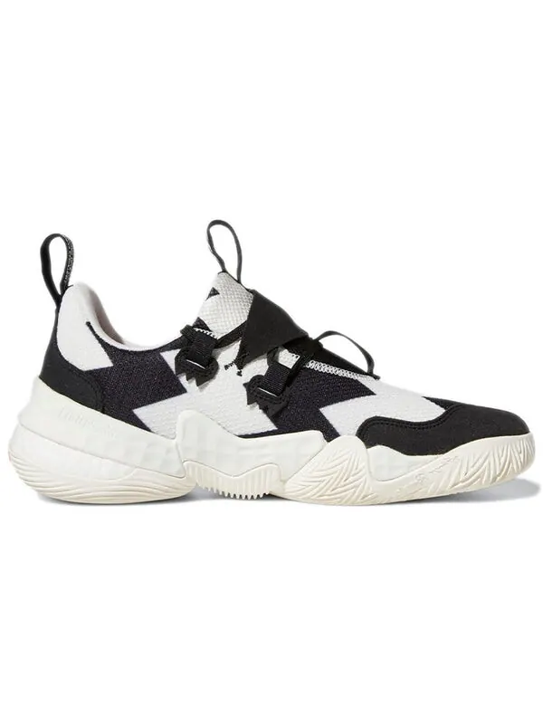 Кроссовки trae young 1 Adidas — изображение 2 из 4, черный/белый