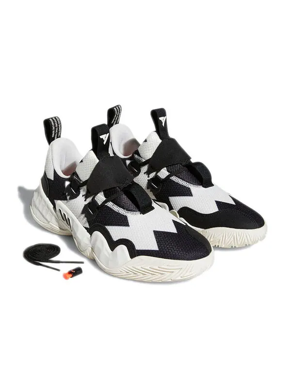 Кроссовки trae young 1 Adidas — изображение 4 из 4, черный/белый