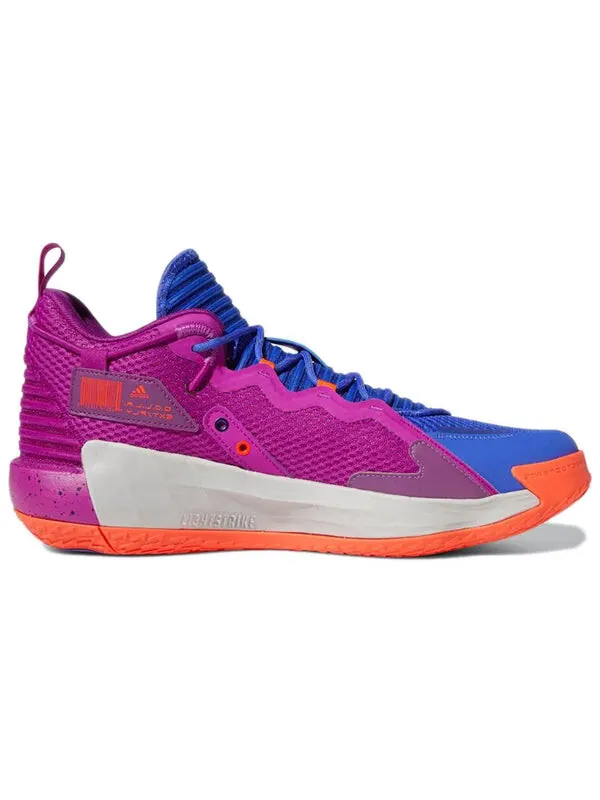 Кроссовки dame 7 extply кроссовки Adidas — изображение 2 из 4, красный