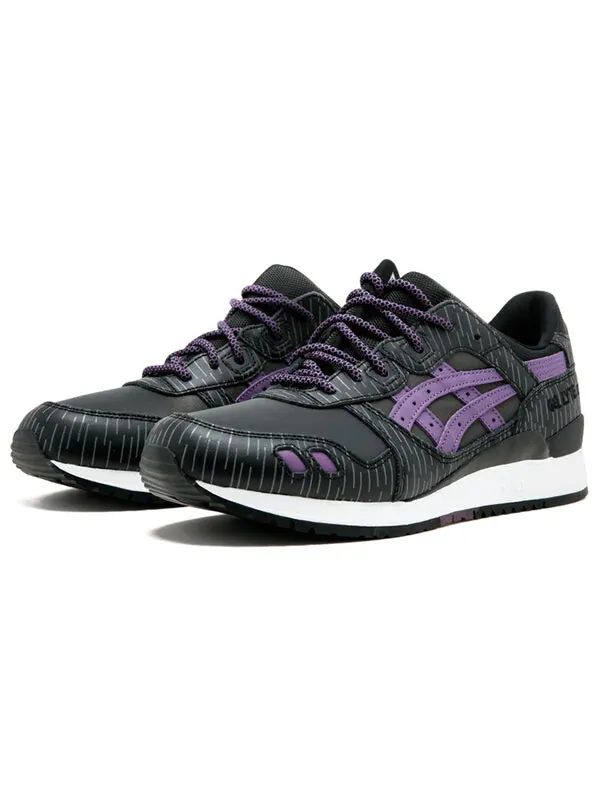 Кроссовки x atmos gel lyte 3 Asics — изображение 2 из 4, черный/фиолетовый