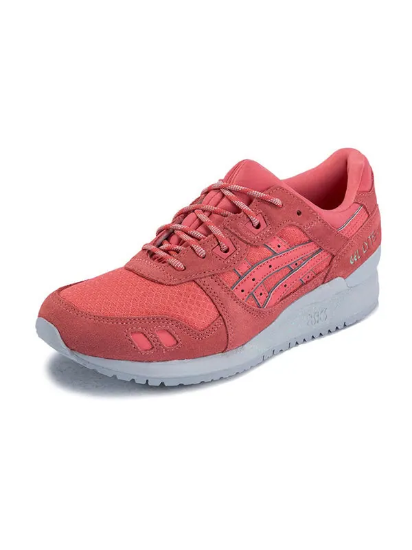 Кроссовки гель лайт 3 Asics — изображение 2 из 4, красный/белый