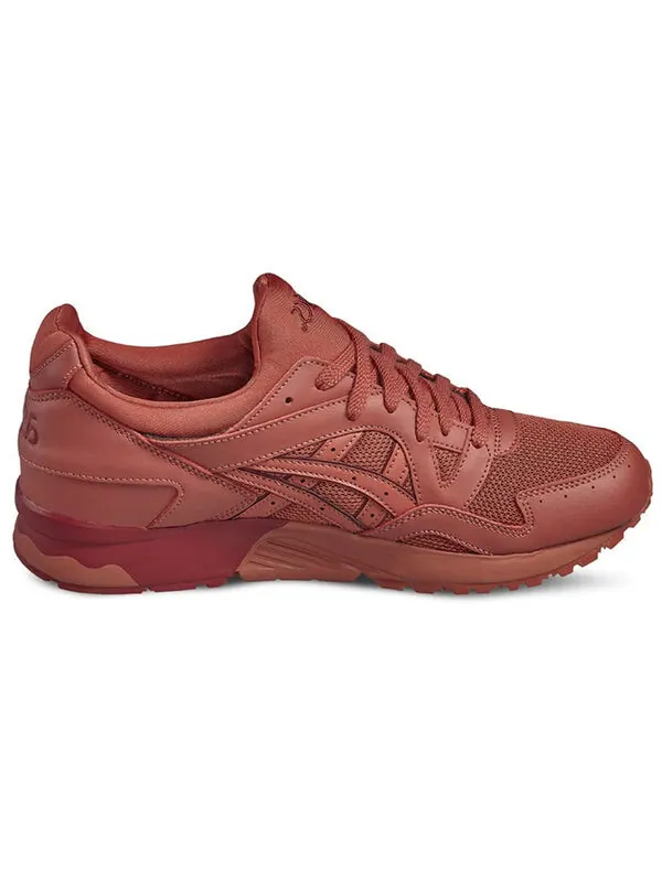 Кроссовки gel lyte 5 cozy износостойкие коричневые красные Asics — изображение 2 из 4, коричнево-красный