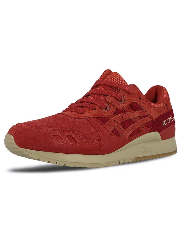 Кроссовки гель лайт iii Asics — изображение 3 из 4, красный