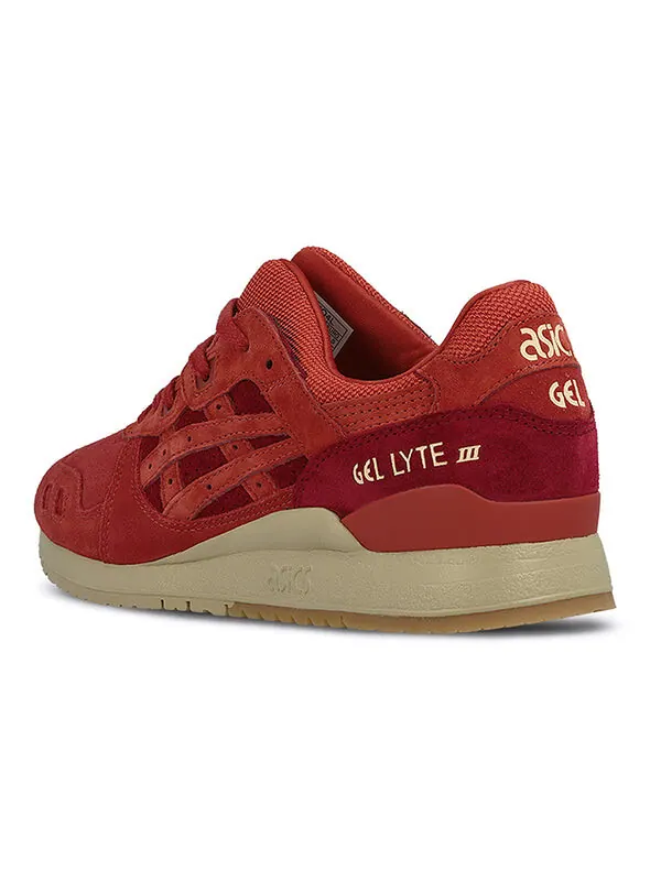Кроссовки гель лайт iii Asics — изображение 4 из 4, красный