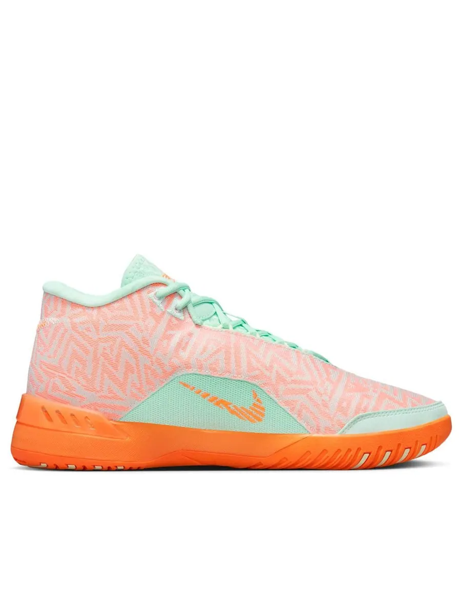 Кроссовки Nike Zoom LeBron NXXT Genisus EP 'Mint Foam Bright Citrus' — изображение 2 из 6, оранжевый