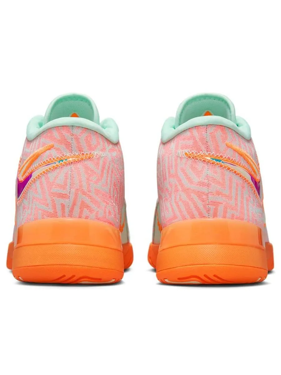 Кроссовки Nike Zoom LeBron NXXT Genisus EP 'Mint Foam Bright Citrus' — изображение 5 из 6, оранжевый