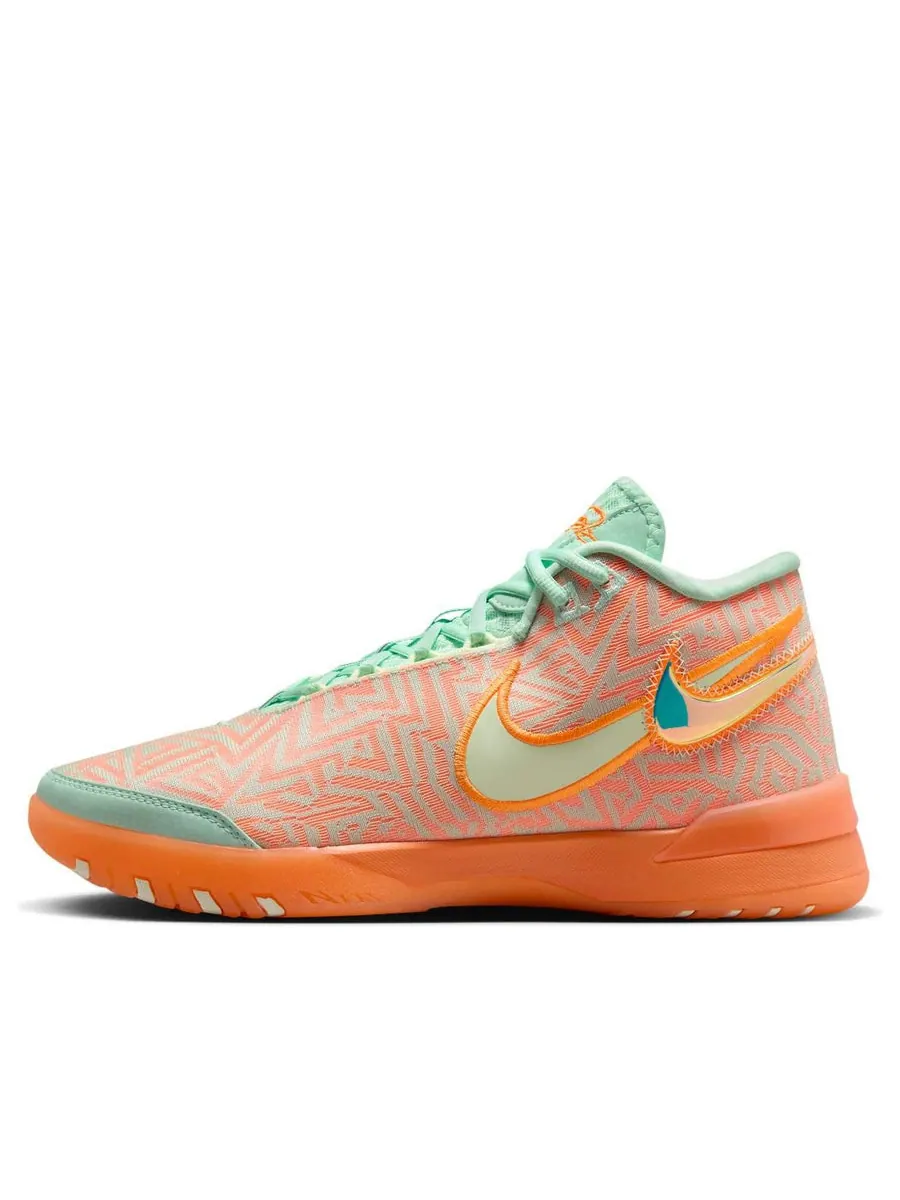 Кроссовки Nike LeBron NXXT Genisus 'Mint Foam Bright Citrus' — изображение 1 из 6, оранжевый