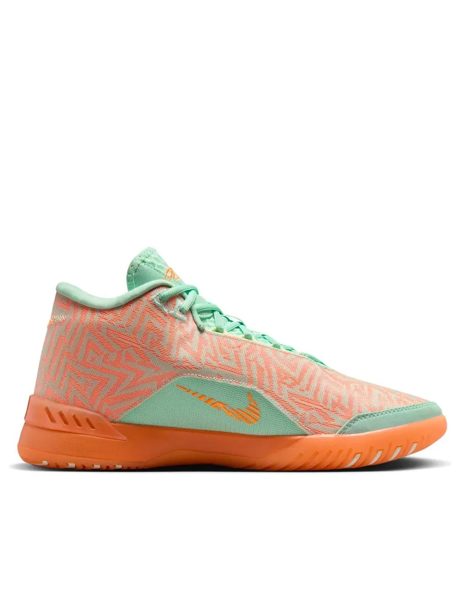 Кроссовки Nike LeBron NXXT Genisus 'Mint Foam Bright Citrus' — изображение 2 из 6, оранжевый