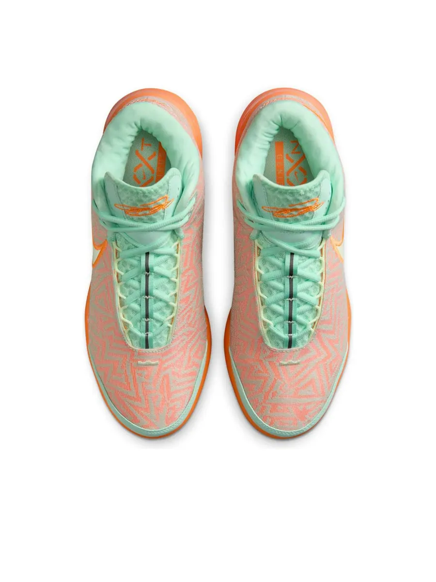 Кроссовки Nike LeBron NXXT Genisus 'Mint Foam Bright Citrus' — изображение 4 из 6, оранжевый
