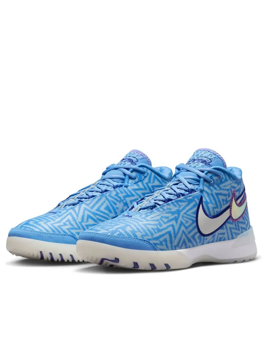 Кроссовки Nike Zoom LeBron NXXT Genisus 'University Blue White' — изображение 3 из 6, синий
