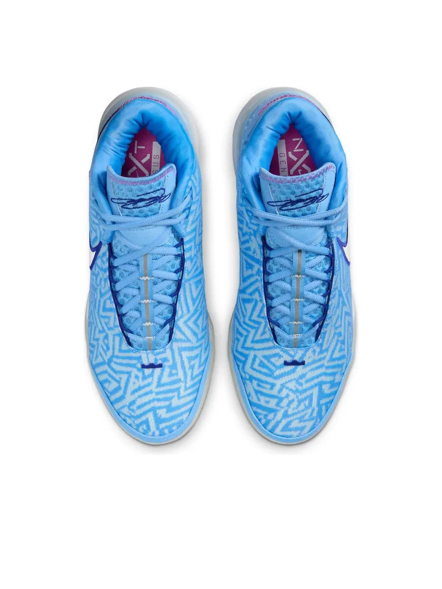 Кроссовки Nike Zoom LeBron NXXT Genisus 'University Blue White' — изображение 4 из 6, синий