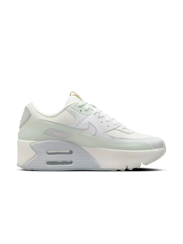 Кроссовки air max 90 lv8 'summit white barely green' Nike — изображение 2 из 4, белый//зеленый