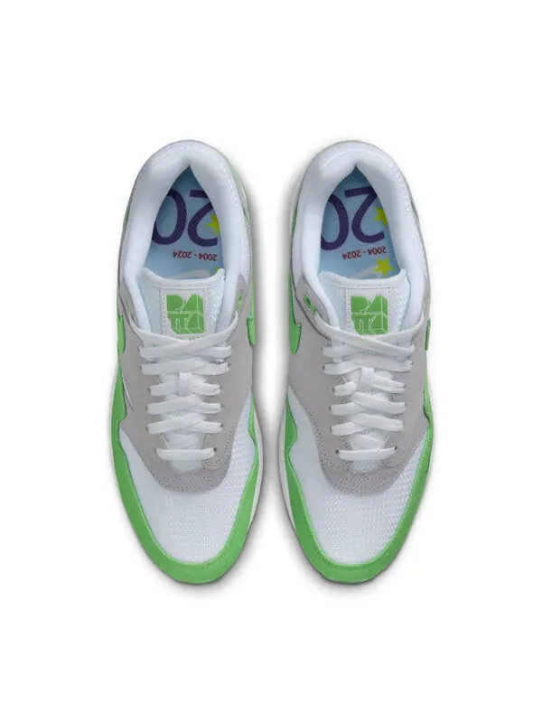 Кроссовки x patta air max 1 '20th anniversary chlorophyll' Nike — изображение 3 из 4, серебристый
