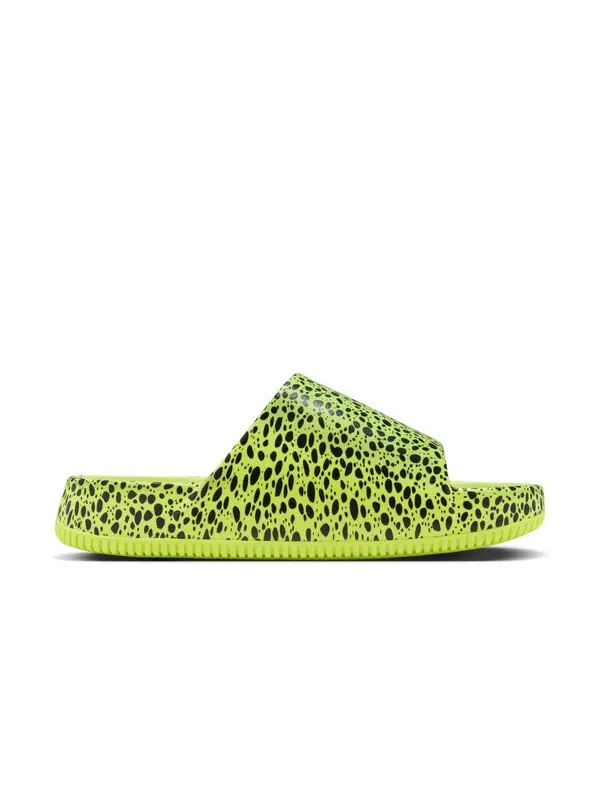Тапочки calm slide 'volt safari' Nike — изображение 2 из 4, серый