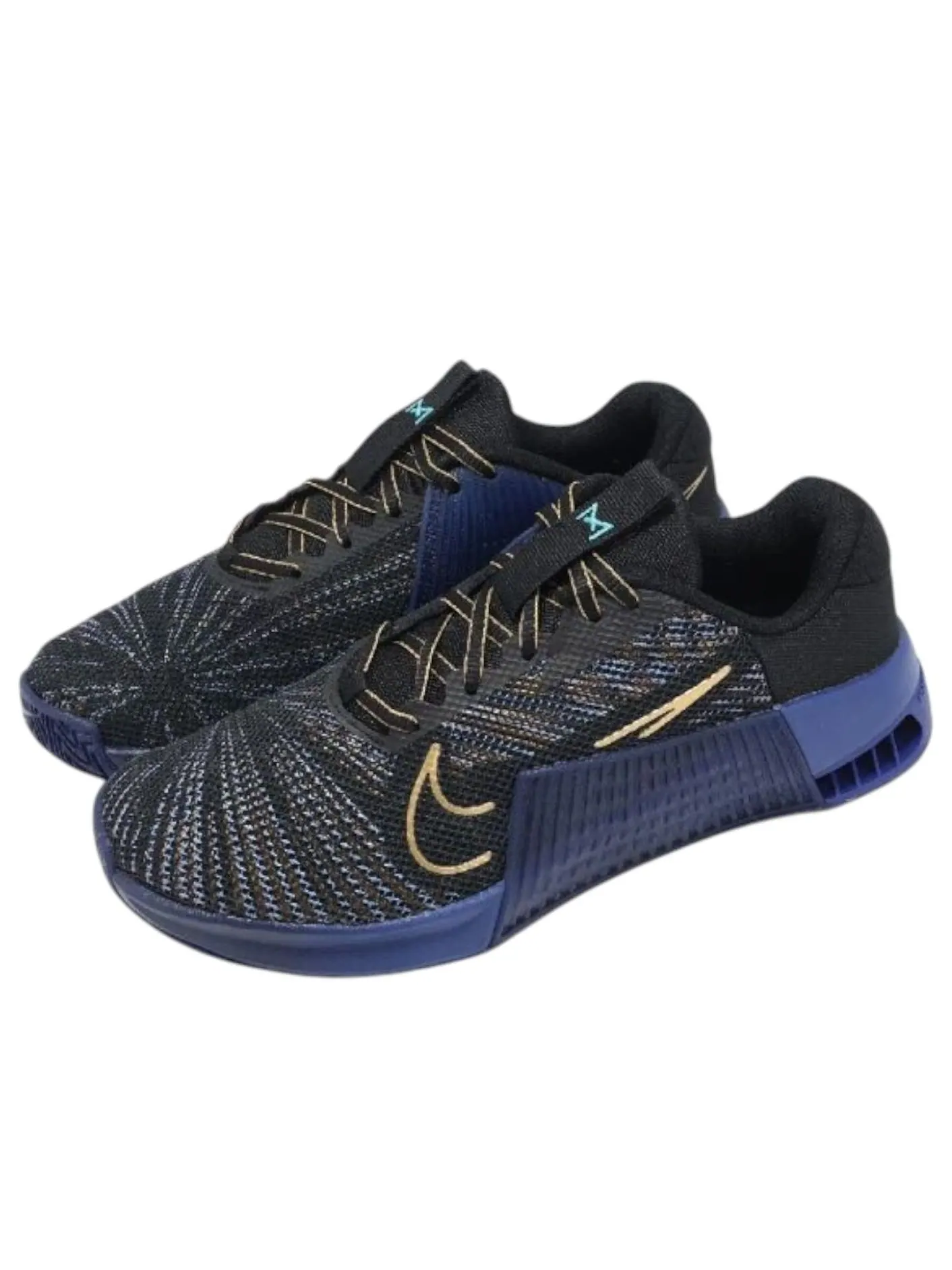 Кроссовки Nike Metcon 9 AMP 'Black Deep Night' — изображение 2 из 6, черный/глубокий//синий
