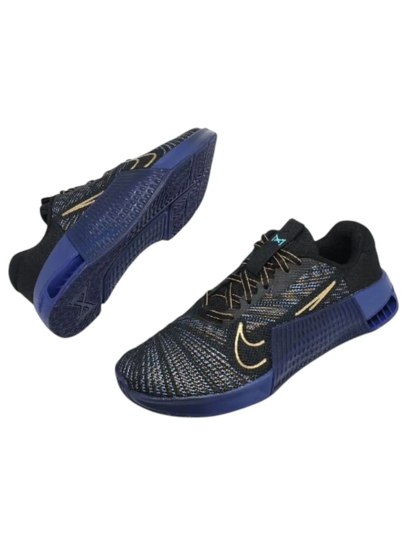Кроссовки Nike Metcon 9 AMP 'Black Deep Night' — изображение 3 из 6, черный/глубокий//синий