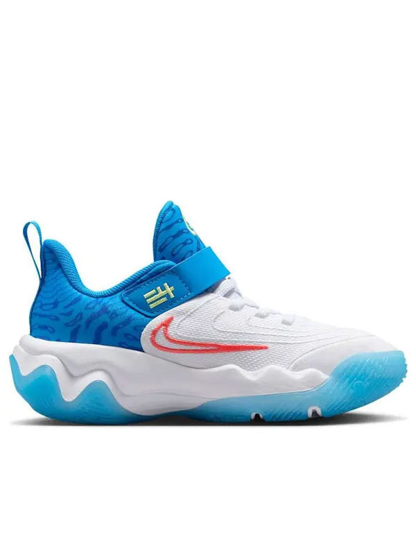 Кроссовки giannis immortality 4 se 'white photo blue lemon' Nike — изображение 2 из 4, белый/светлый/синий