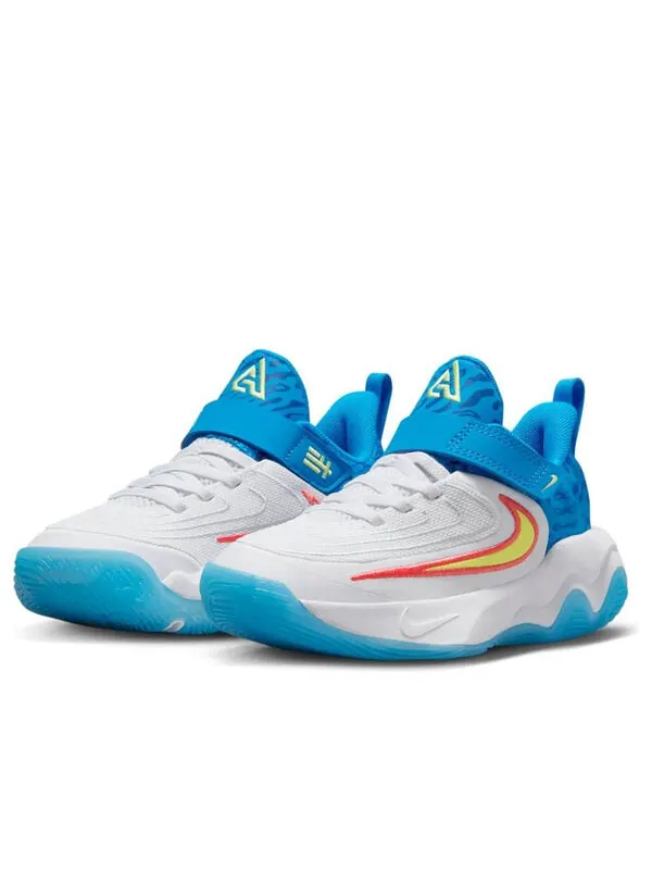 Кроссовки giannis immortality 4 se 'white photo blue lemon' Nike — изображение 3 из 4, белый/светлый/синий