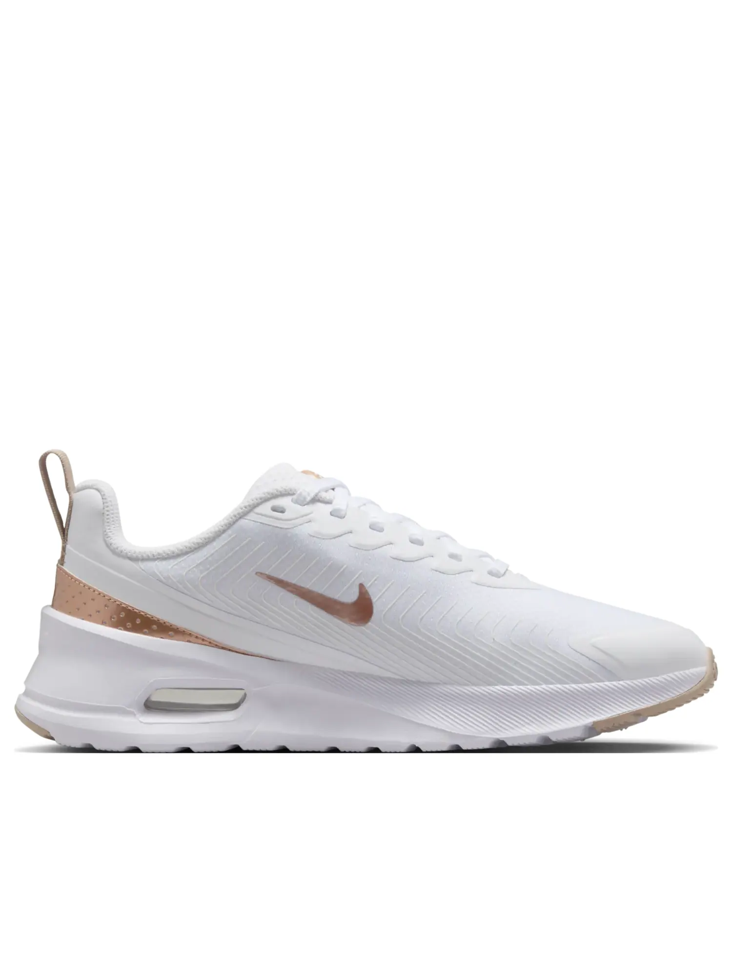 Кроссовки (WMNS) Nike Air Max Nuaxis 'White Sand Metallic Red Bronze' — изображение 6 из 6, белый