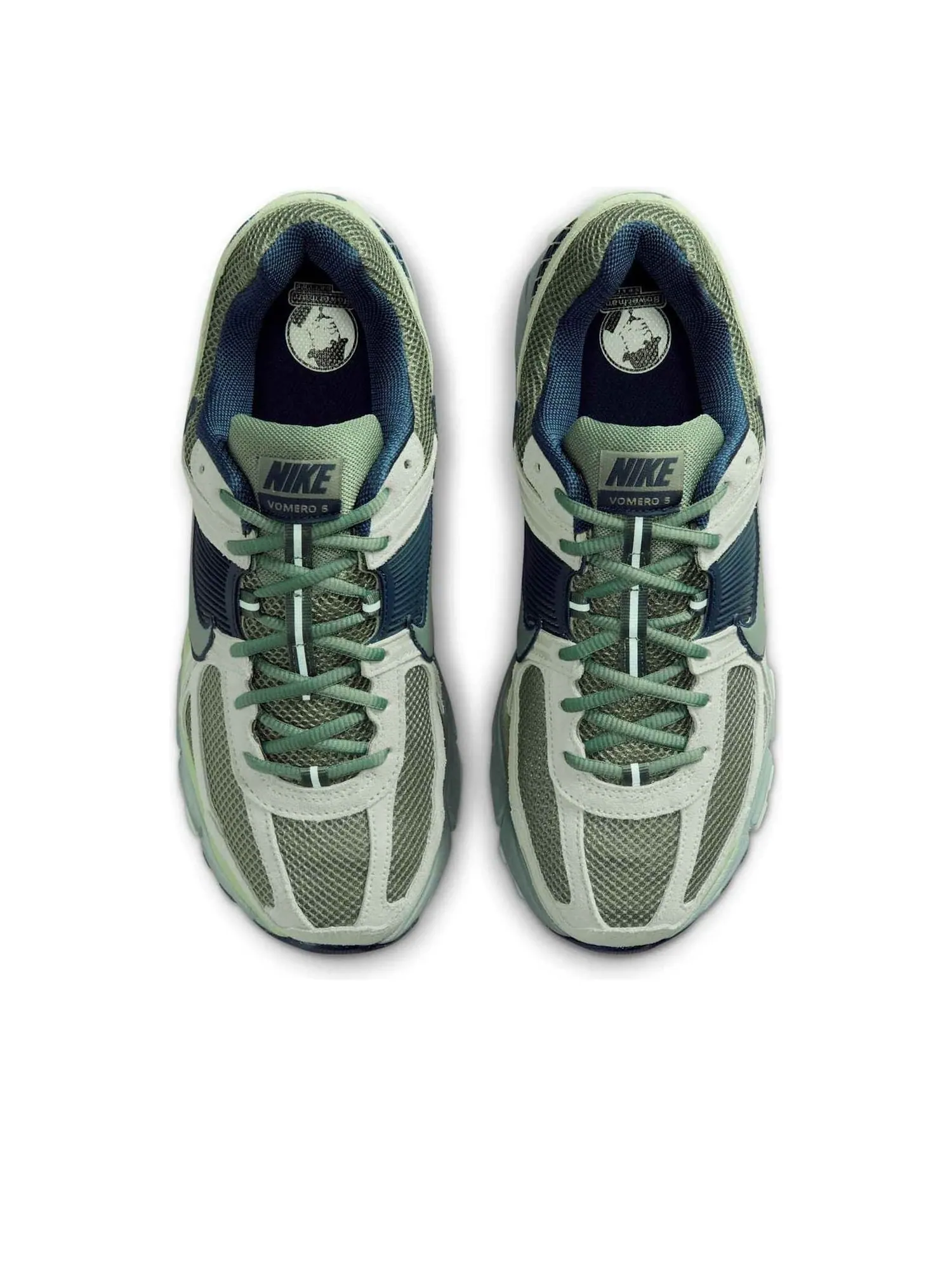 Nike Zoom Vomero 5 «Морская пена» — изображение 2 из 6, зеленый-темно-синий