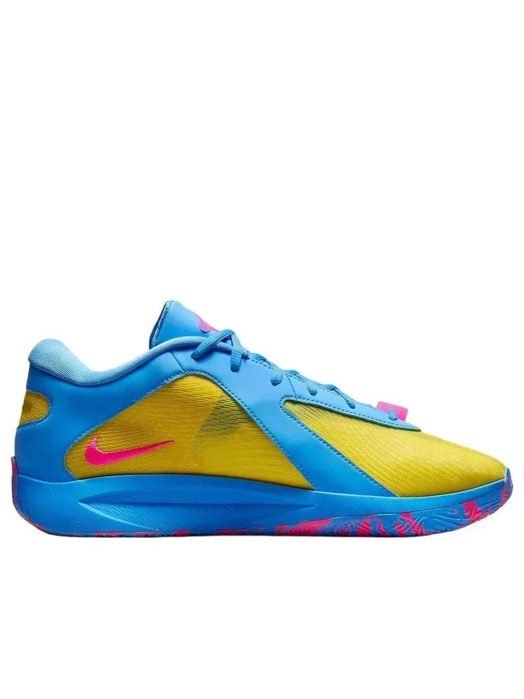 Мужские кроссовки для баскетбола с низким верхом Nike Air Zoom Freak 6 — изображение 2 из 6, синий
