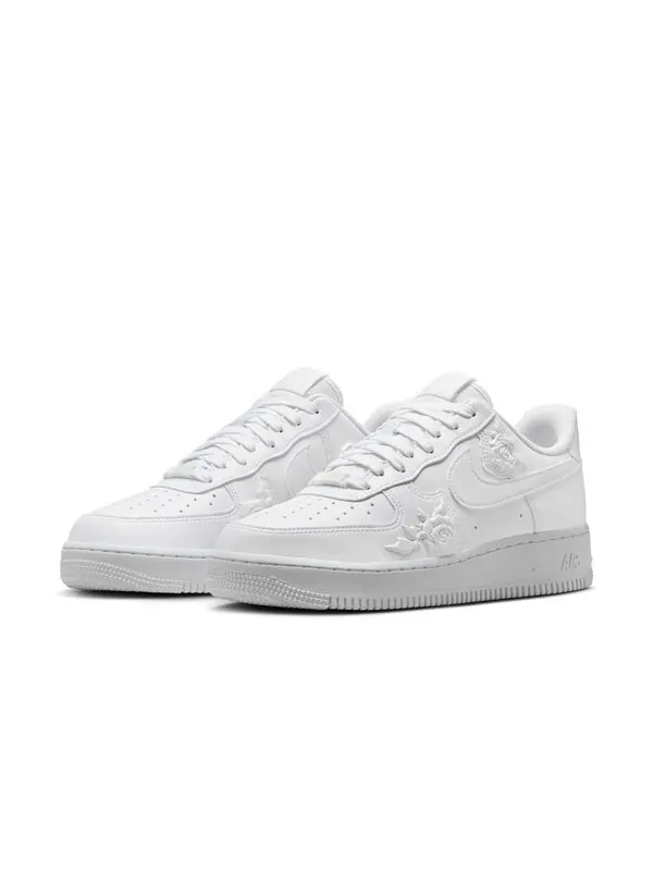 Кроссовки air force 1 low 'white roses' Nike — изображение 3 из 4, белый/белый/черный/белый