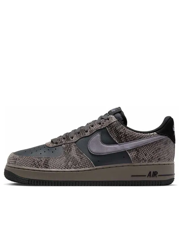Кроссовки air force 1 low 'off noir snakeskin' Nike — изображение 1 из 4, черный/светлый/черный