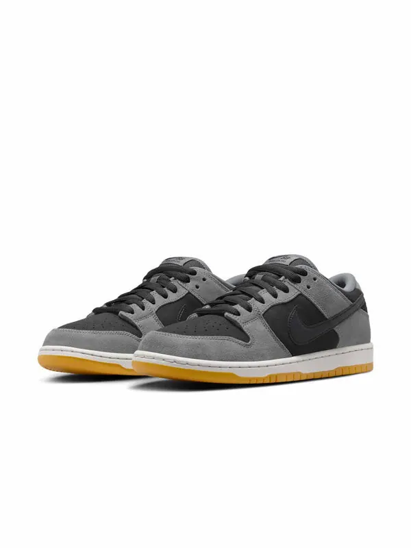 Кроссовки sb dunk low pro 'black smoke grey' Nike — изображение 3 из 4, темный серый/черный
