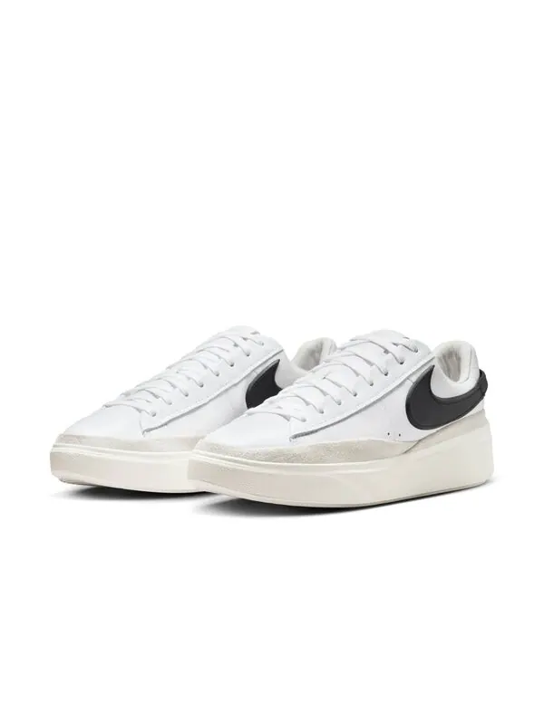 Кроссовки blazer phantom low 'white black' Nike — изображение 2 из 4, белый/белый//черный