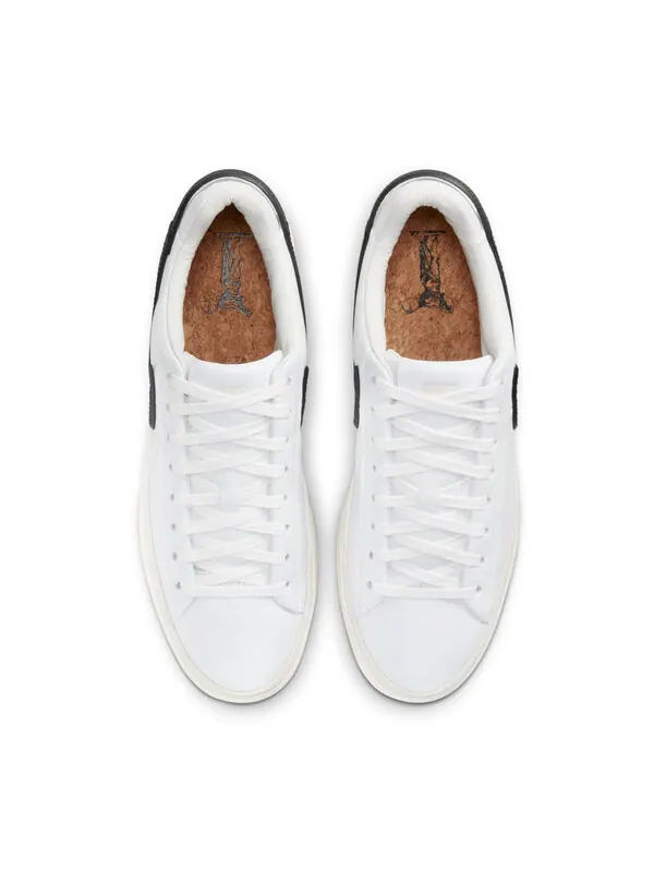 Кроссовки blazer phantom low 'white black' Nike — изображение 3 из 4, белый/белый//черный