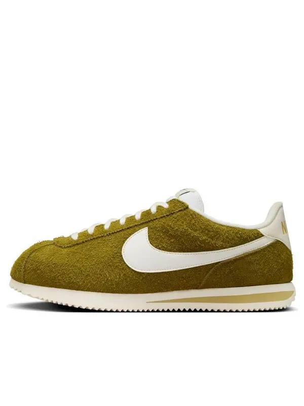 Кроссовки cortez se suede 'pacific moss' Nike — изображение 1 из 4, золотистый
