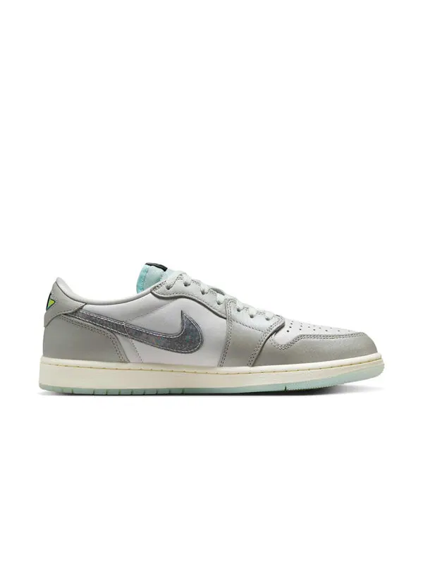 Кроссовки 1 retro low og 'year of the snake' Air Jordan — изображение 2 из 4, белый//зеленый