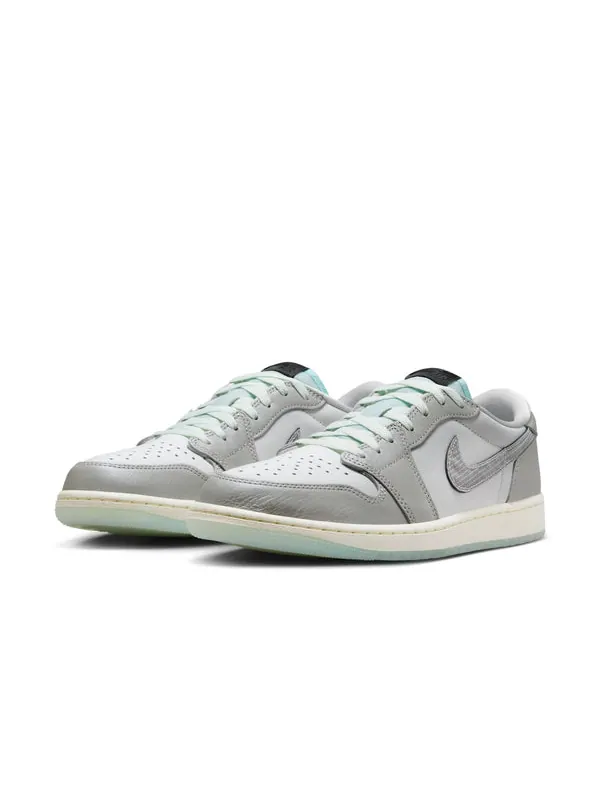 Кроссовки 1 retro low og 'year of the snake' Air Jordan — изображение 3 из 4, белый//зеленый
