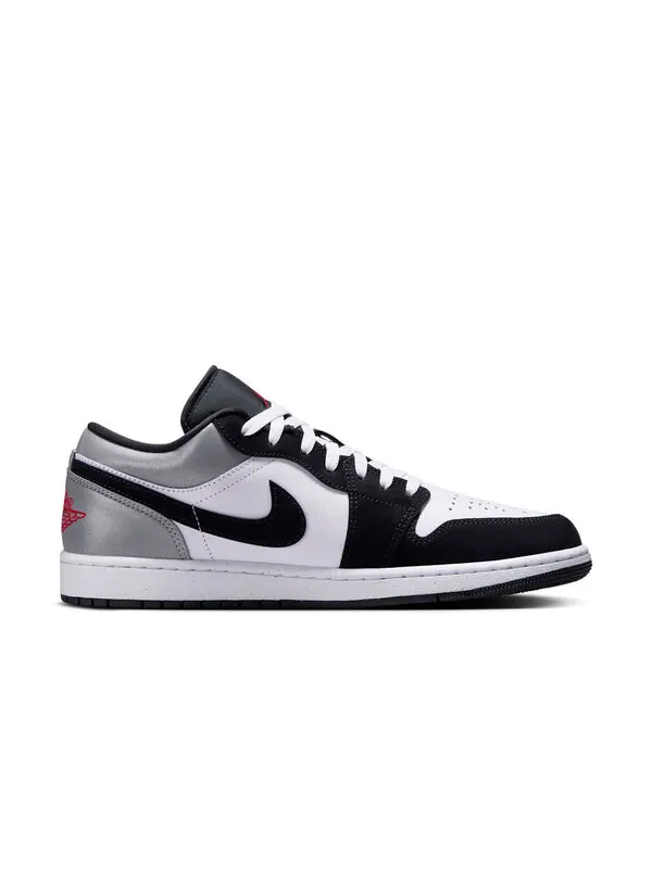 Кроссовки 1 low se 'white fire red black matte silver' Air Jordan — изображение 2 из 4