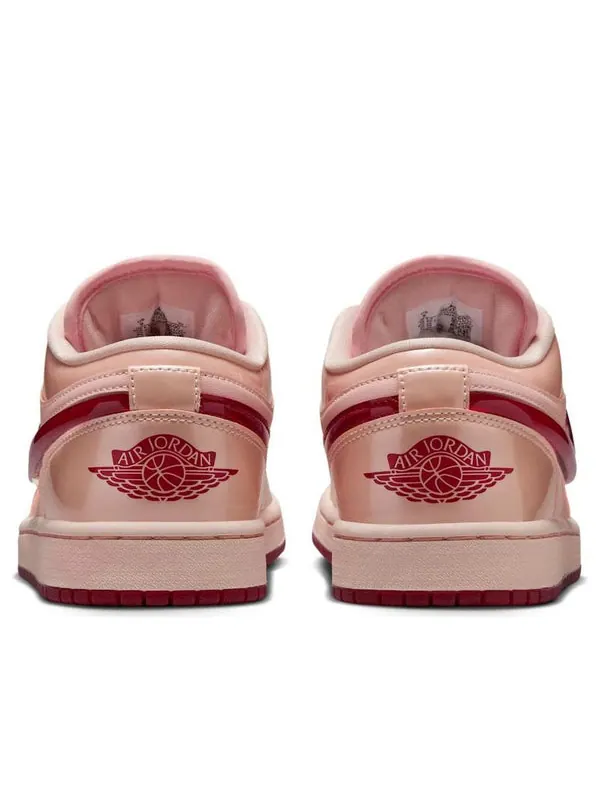 Кроссовки 1 low patent s day' Air Jordan — изображение 3 из 4, розовый
