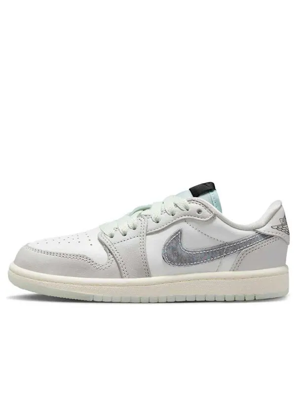 Кроссовки 1 retro low og 'year of the snake' Air Jordan — изображение 1 из 4, белый//зеленый