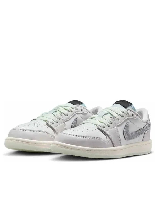 Кроссовки 1 retro low og 'year of the snake' Air Jordan — изображение 3 из 4, белый//зеленый