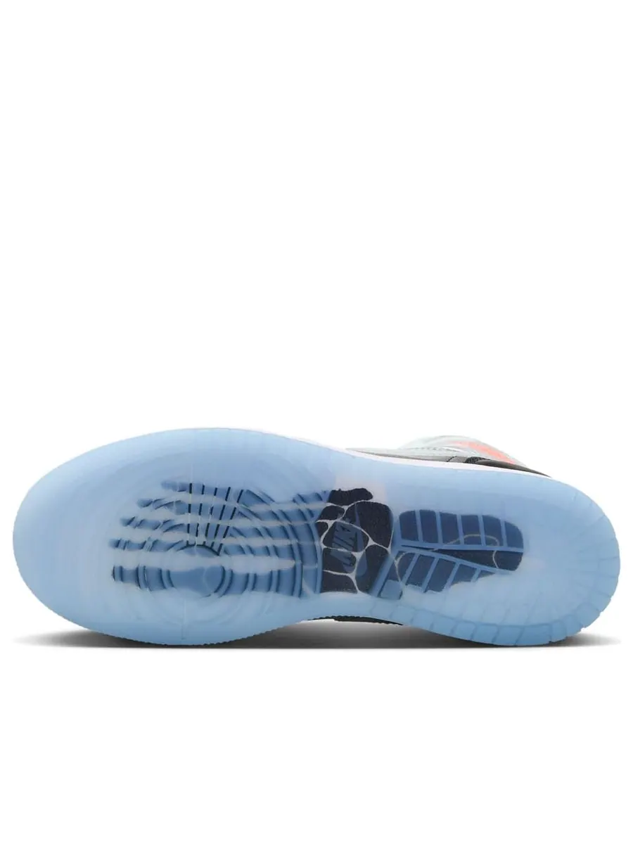 Кроссовки (GS) Air Jordan 1 Mid 'X-Ray' — изображение 6 из 6, черный