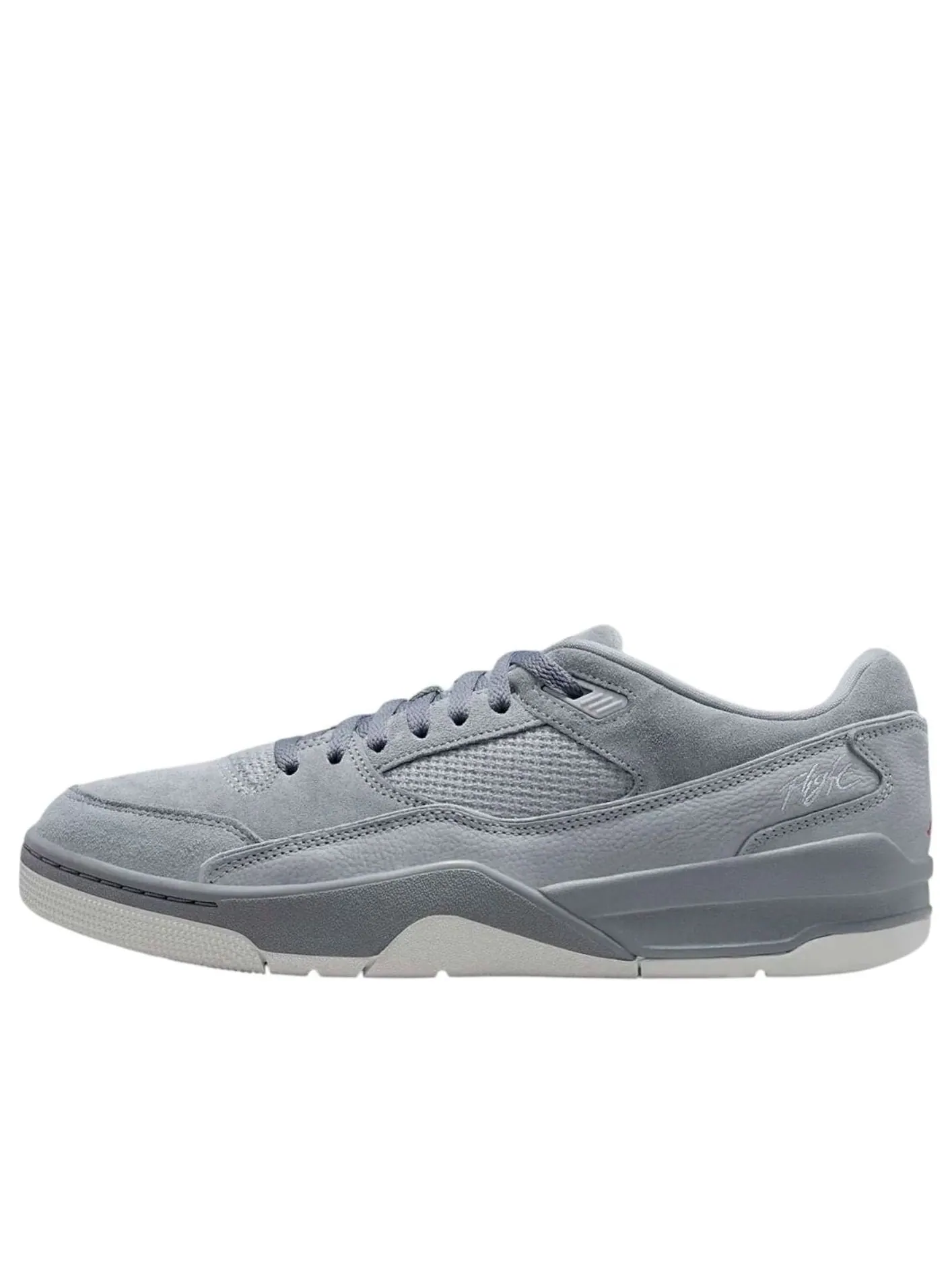 Кроссовки Air Jordan Flight Court 'Wolf Grey' — изображение 1 из 6, серый/красный