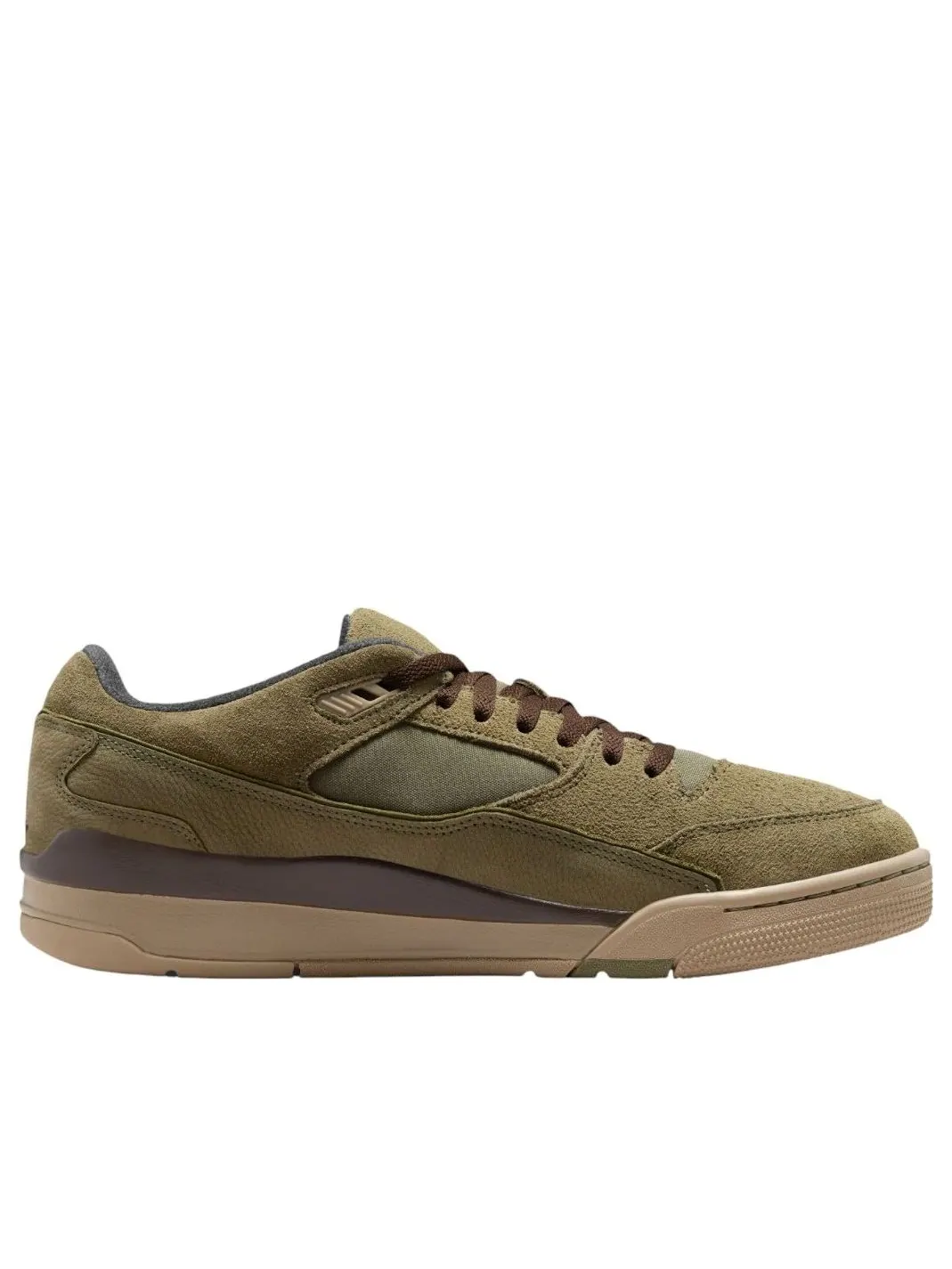 Кроссовки Air Jordan Flight Court 'Medium Olive Khaki' — изображение 2 из 6, оливковый зеленый