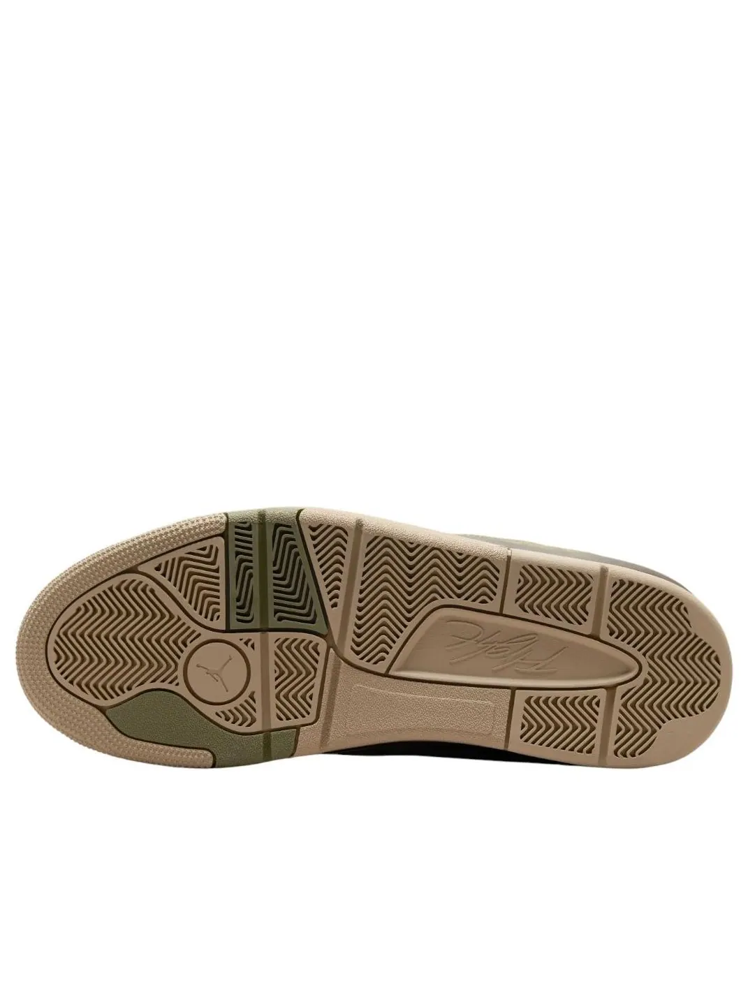 Кроссовки Air Jordan Flight Court 'Medium Olive Khaki' — изображение 5 из 6, оливковый зеленый