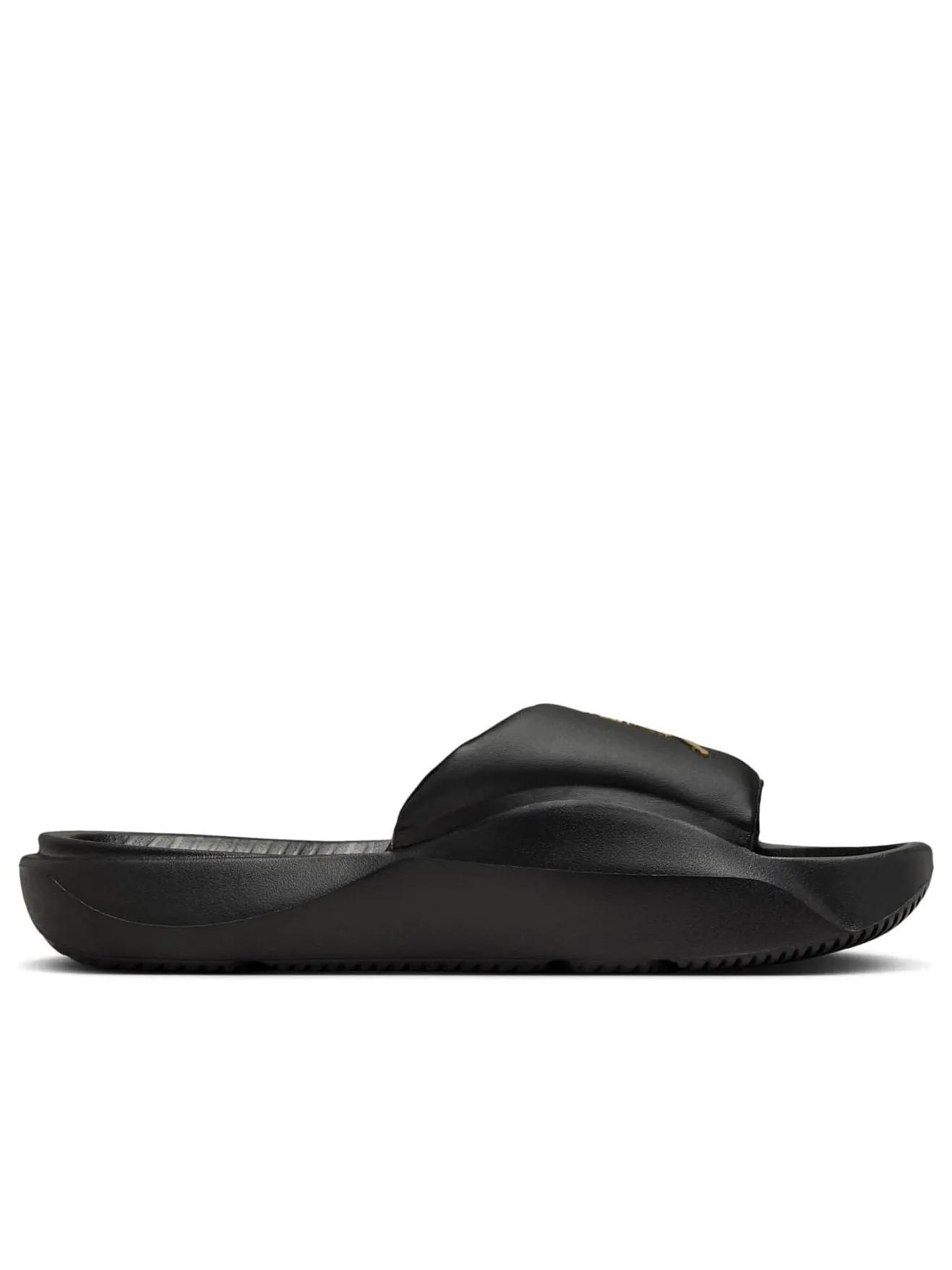 Шлепанцы Air Jordan Franchise Slides 'Black Metallic Gold' — изображение 2 из 5, черный
