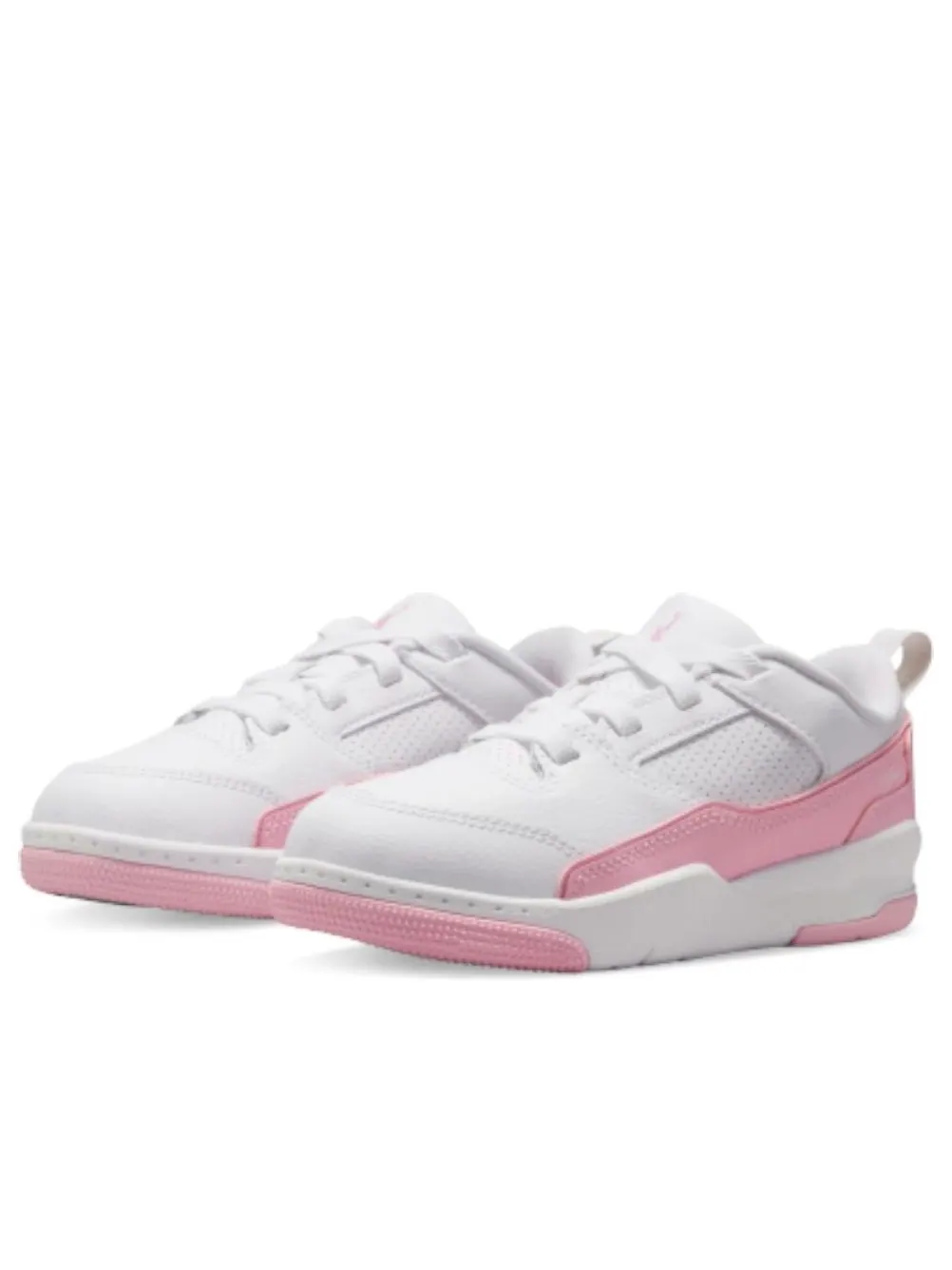 Кроссовки (PS) Air Jordan Flight Court 'White Soft Pink' — изображение 3 из 5, белый