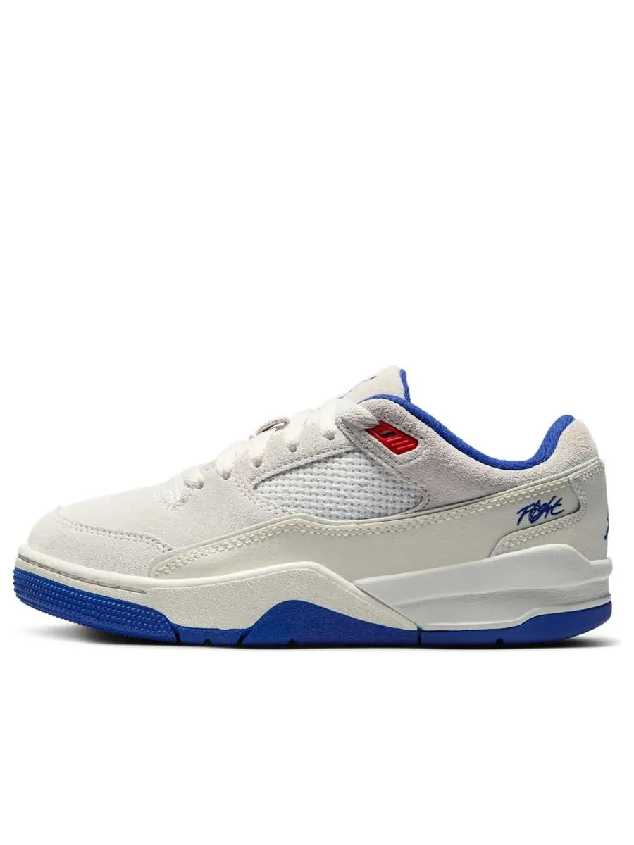 Кроссовки (GS) Air Jordan Flight Court 'Phantom Deep Royal Blue' — изображение 1 из 6, бежевый